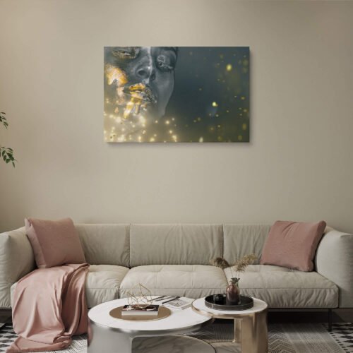 Glossy Gold - Canvas Prints