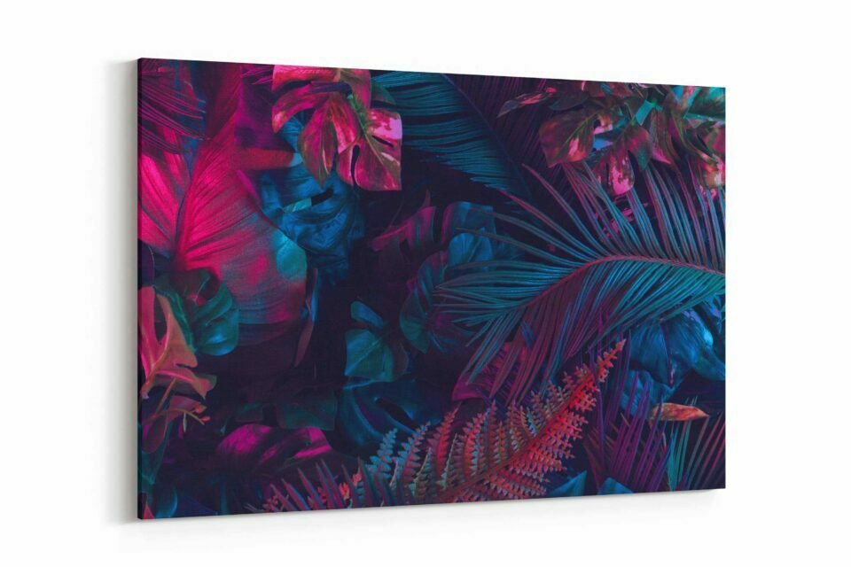 Exotic Jungle - Art Print on Canvas