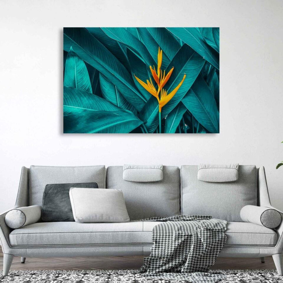 Tropical Elegance - Amazonia's Jewel - Heliconia Flower - Floral Wall Art Prints