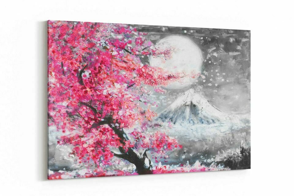 Fuji Mountain - Art Print on Canvas