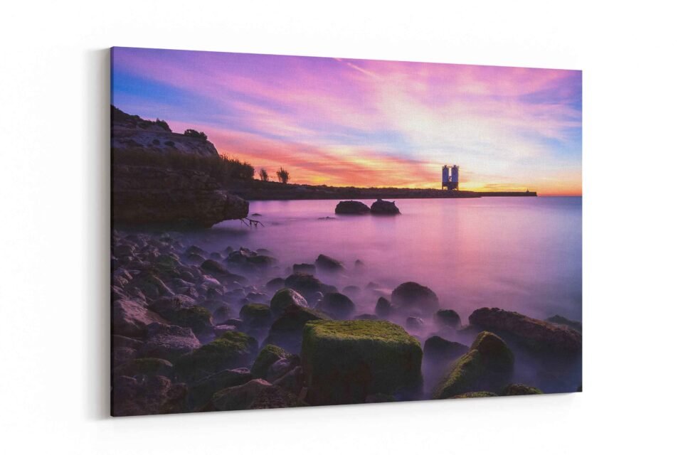 Sunset Bay - Art Print on Canvas