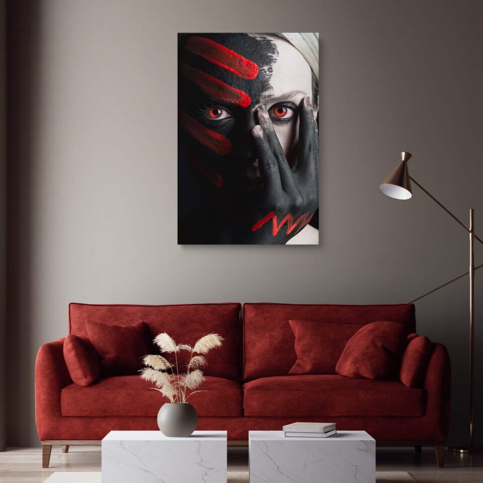 Crimson Ignition - The Fiery Essence of the Fourth Element - Canvas Wall Art Prints