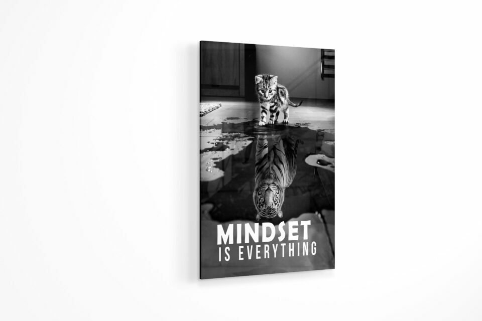 Glass Wall Art - Mindset