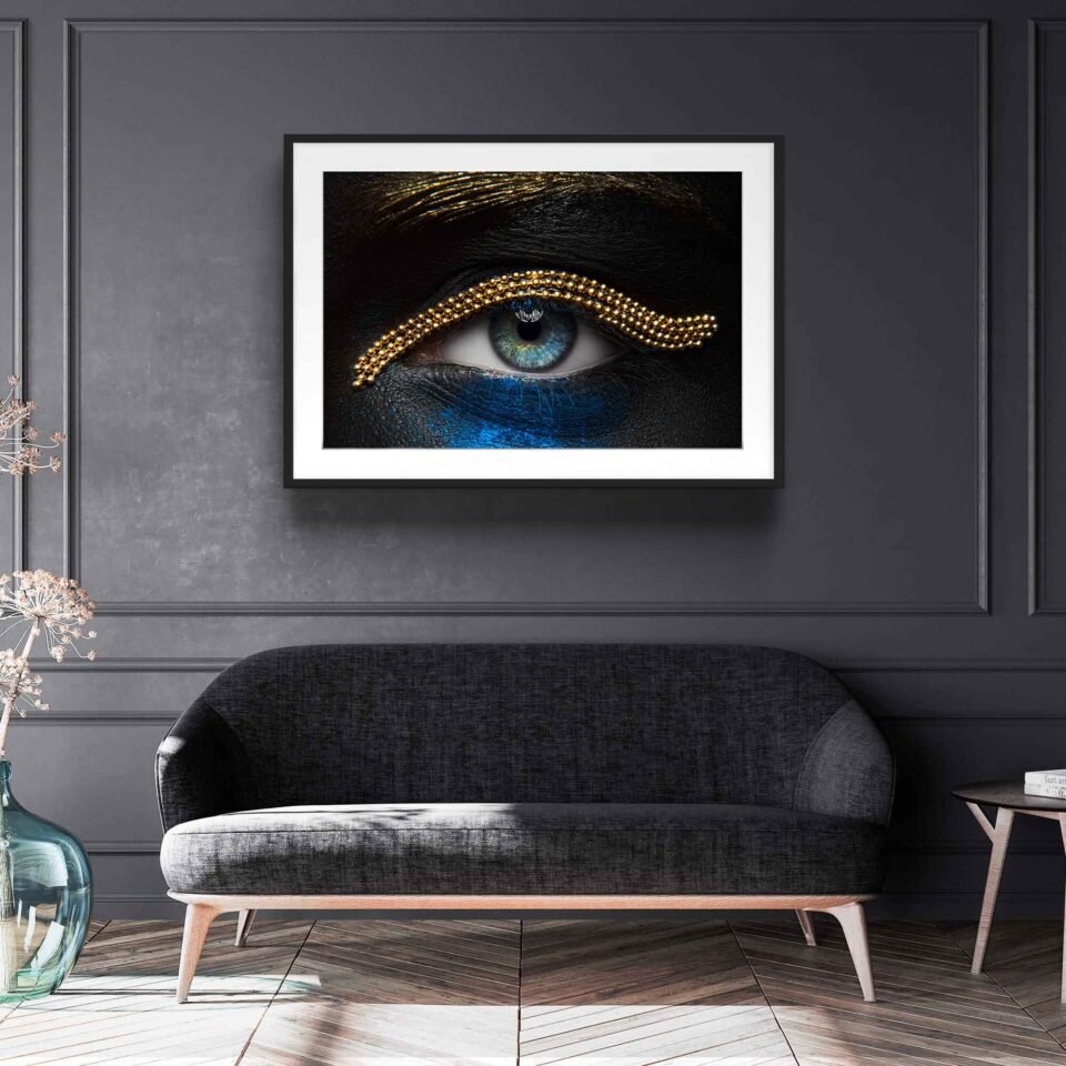 Gold Eye - Framed Photo Prints