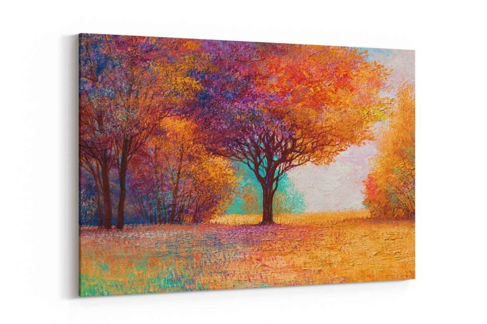 Autumn Forest - Art Print on Canvas