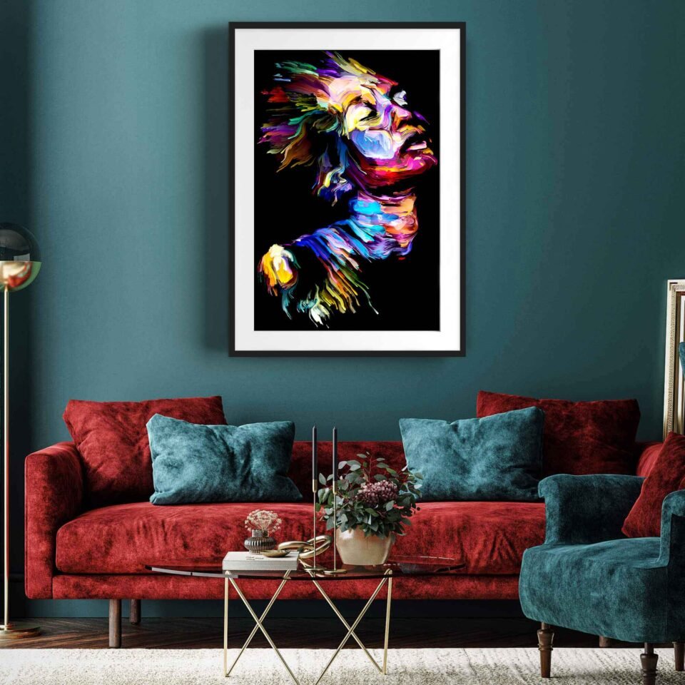 Abstract Woman - Framed Photo Prints