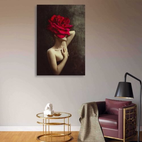 Passion Unveiled - The Enigmatic Rose of Elegance - Canvas Prints