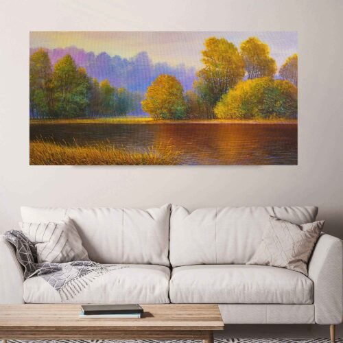Enchanted Wilderness - A Vibrant Summer Symphony - Panoramic Wall Art Prints
