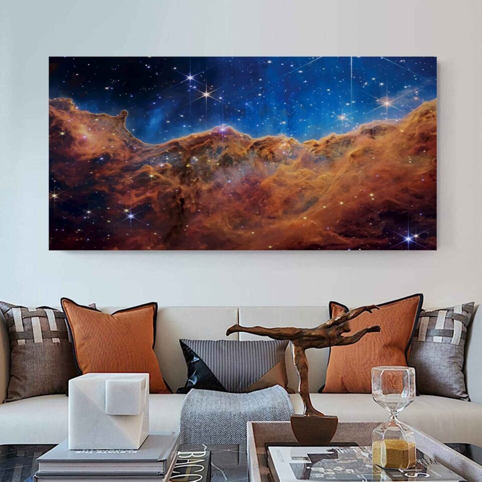 Cosmic Cliffs in the Carina Nebula - Large Canvas Prints