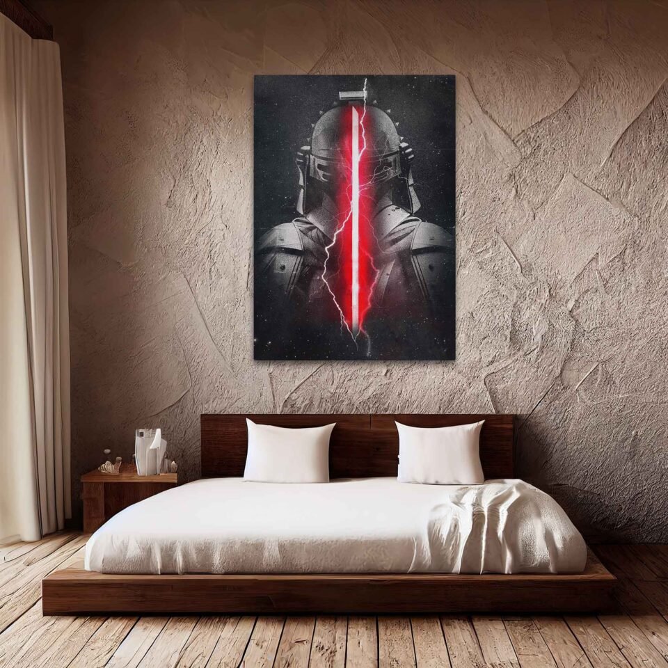 Galactic Fusion - The Red Lightsaber Master Sword - Star Wars Inspired