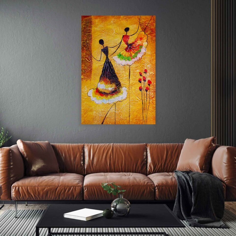 Flamenco Reverie - Captivating Spanish Dance in Oil Painting - Wall Art Prints