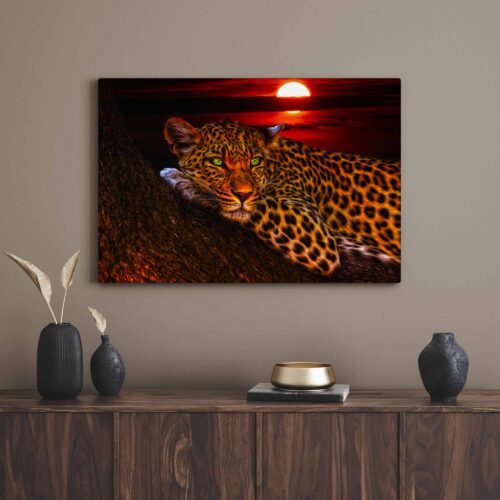 Elusive Majesty - Bengal Leopard on Canvas Prints