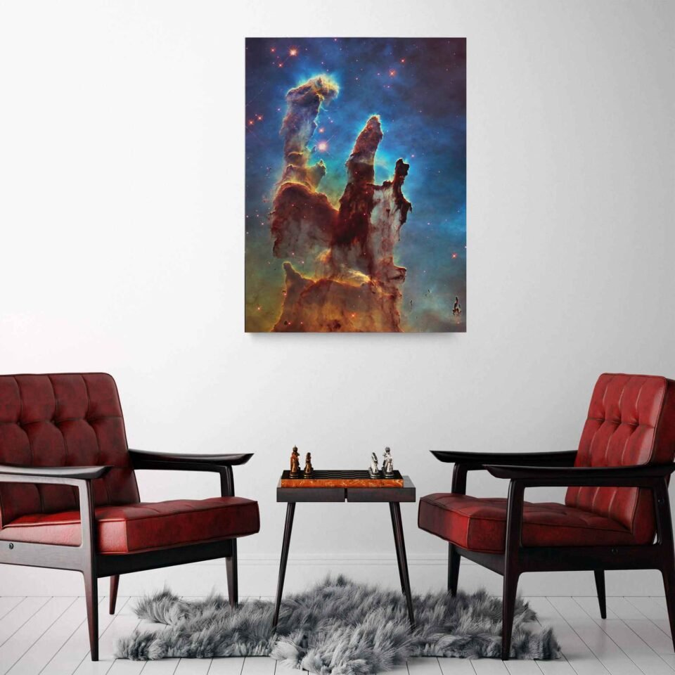 Cosmic Odyssey - A New View of the Pillars of Creation - Astronomy Wall Art Prints