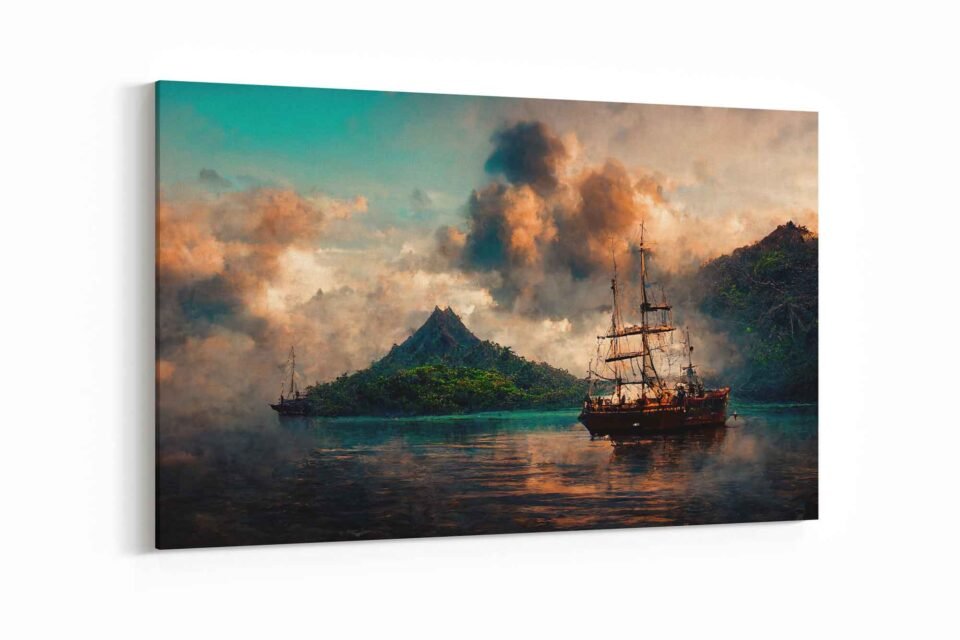 Pirate's Haven - Serenity Amidst Nature's Splendor - Landscape Wall Art