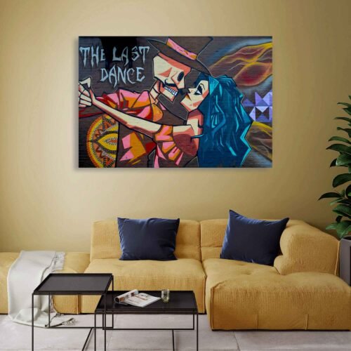 Urban Rhapsody - Colorful Street Art Graffiti - Canvas Wall Art Prints. This striking canvas print celebrates the art form that has flourished on the streets, giving voice to the creativity and cultural expressions of young artists. It reflects the dynamic and ever-changing nature of street art, an art form that has the power to transform ordinary spaces into captivating canvases.