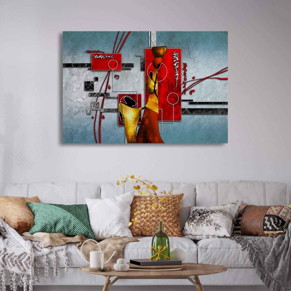 Rhythms of Heritage - Abstract African Wall Art