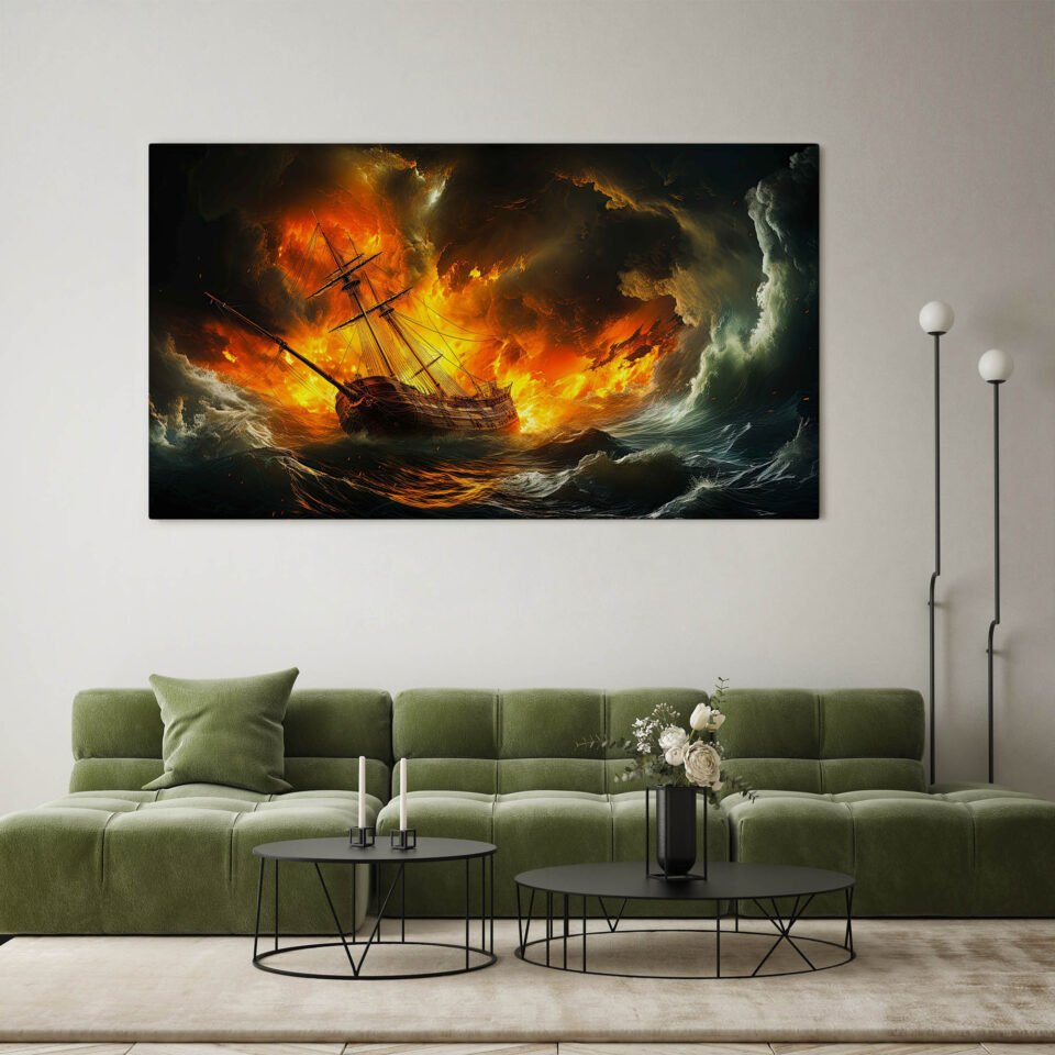 Tempestuous Voyage - Abstract Art