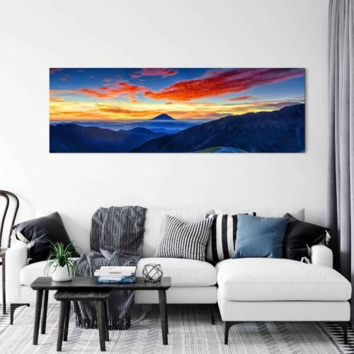 Twilight Symphony - Mount Fuji on Canvas Prints