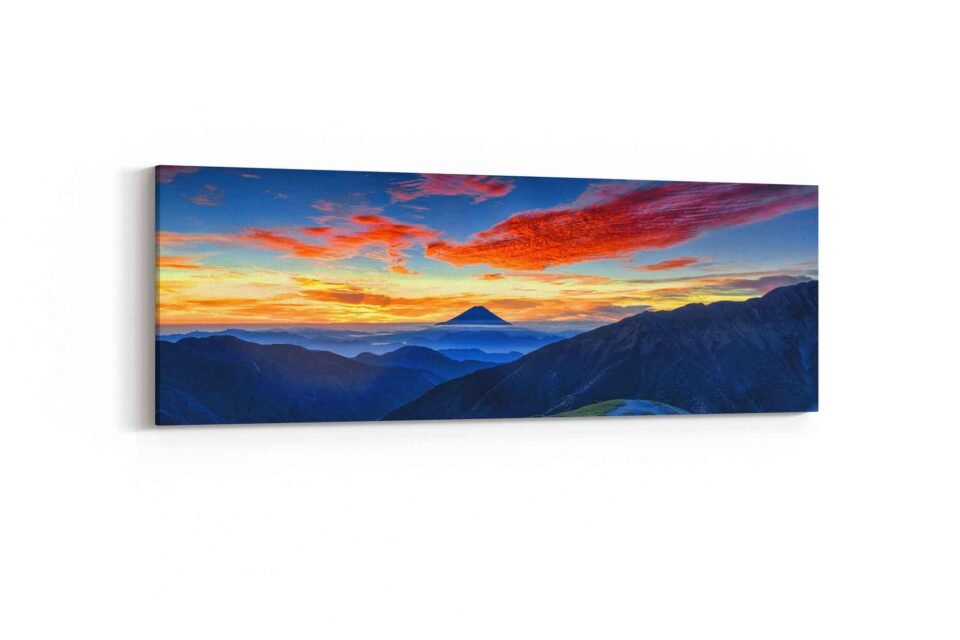 Twilight Symphony - Mount Fuji on Canvas Prints