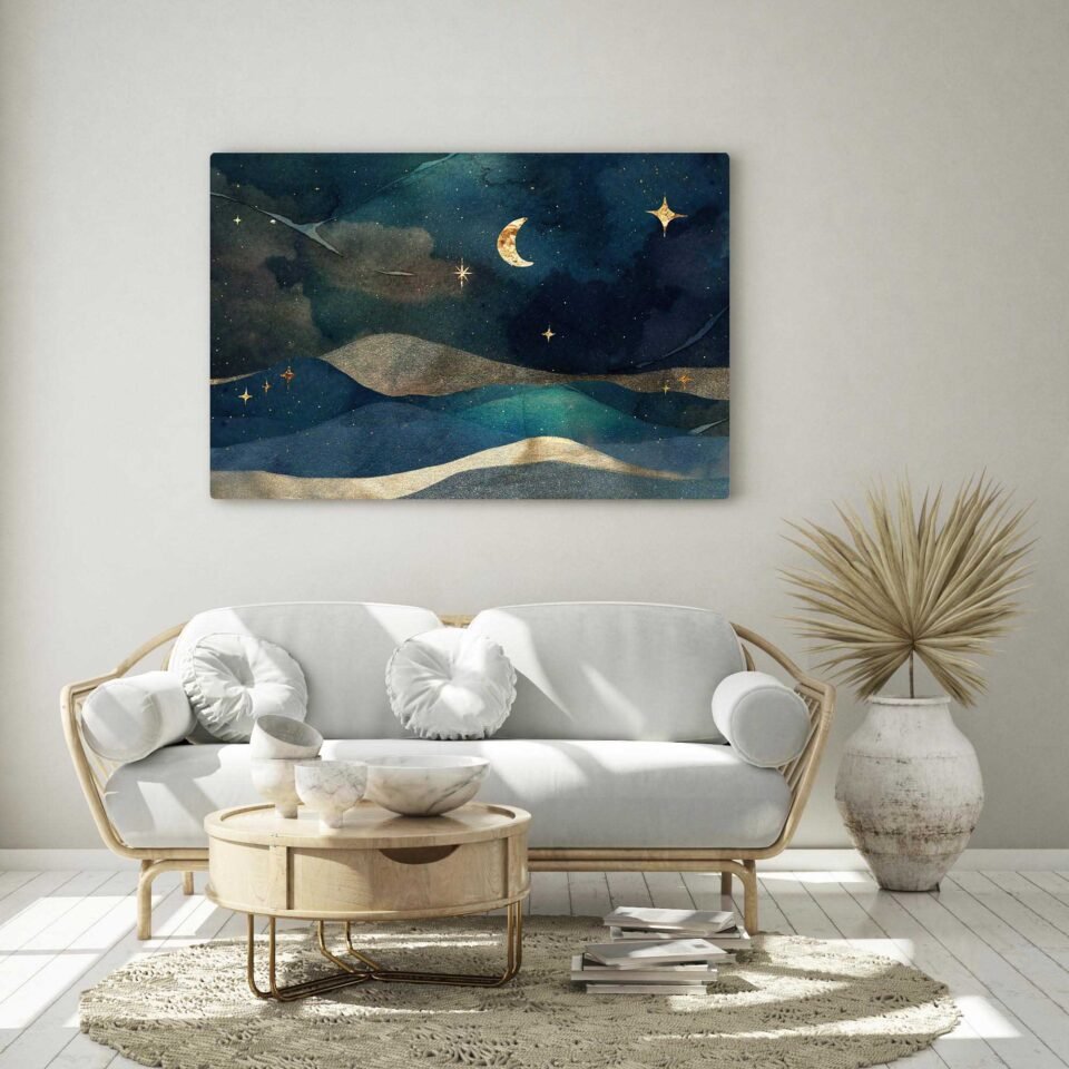 Starry Night Enchantment - Universe Art Prints