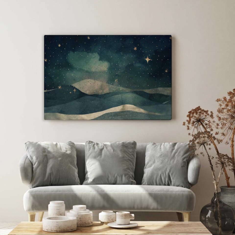 Celestial Wonder - Magical Sky on Canvas Prints