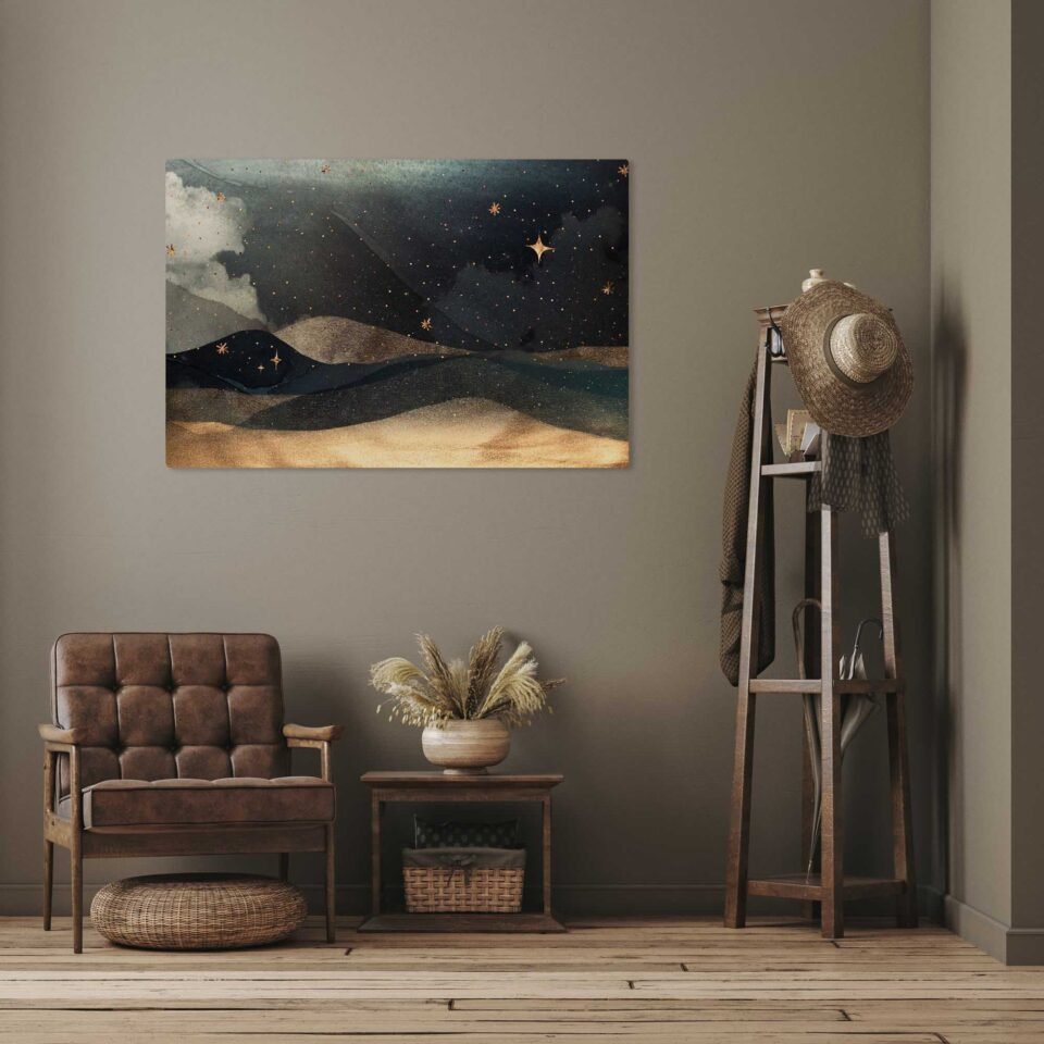 Twilight Whispers - Mystical Night Sky on Canvas Prints