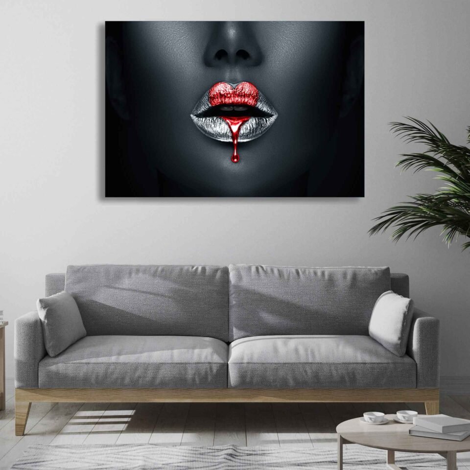 Vivid Elegance - Lipgloss Artistry - Wall Art Prints