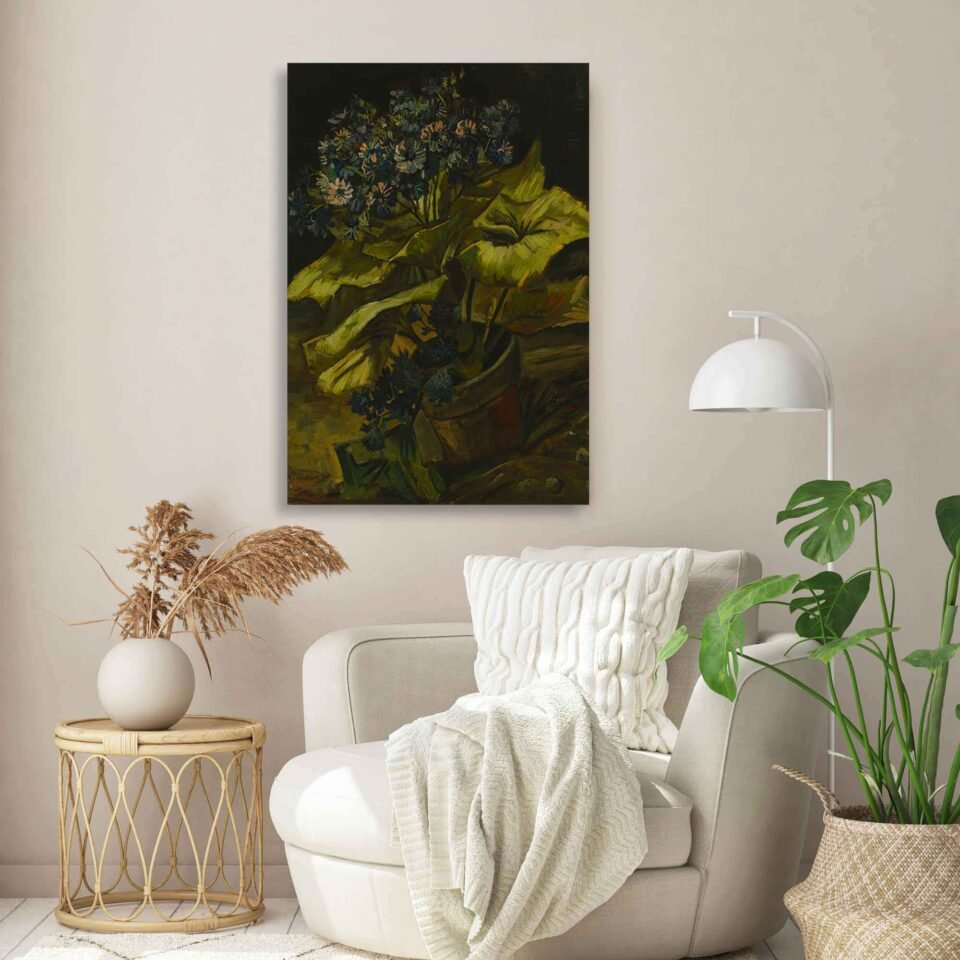 Cineraria - Famous Painting by Vincent van Gogh - Dutch Painter - Reproduction on Canvas Prints