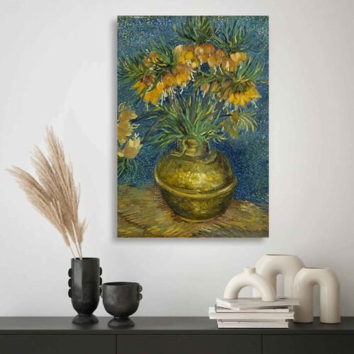 Imperial Fritillaries in a Copper Vase Famous Painting by Vincent van Gogh