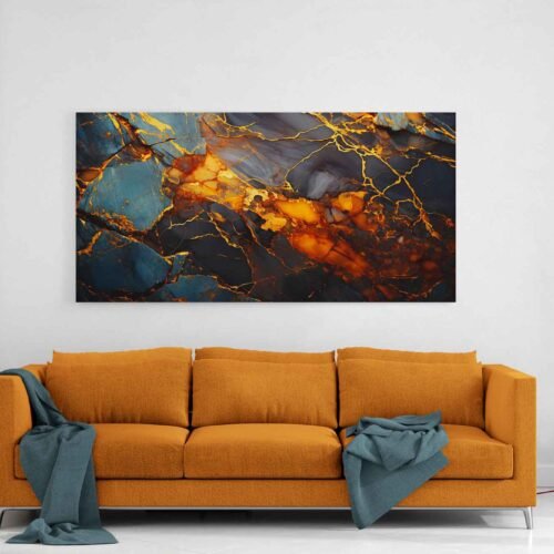 Vibrant Black and Orange Canvas Prints - Large Framed Canvas for Bedroom and Living Room. Add a bold touch to your decor with vibrant black and orange canvas prints. This large framed artwork is perfect for bedrooms and living rooms, creating an eye-catching, modern statement in any space.