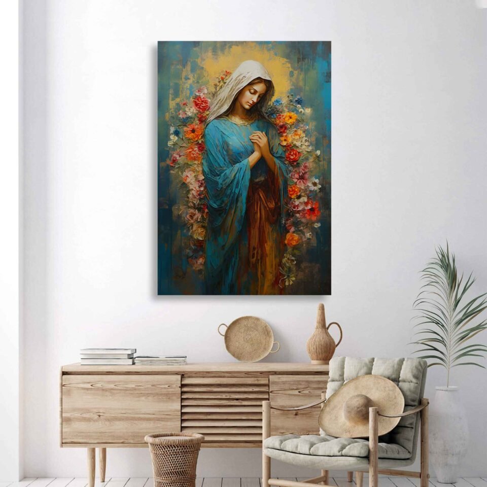 Sacred Virgin Mary - Wall Art - Image 2