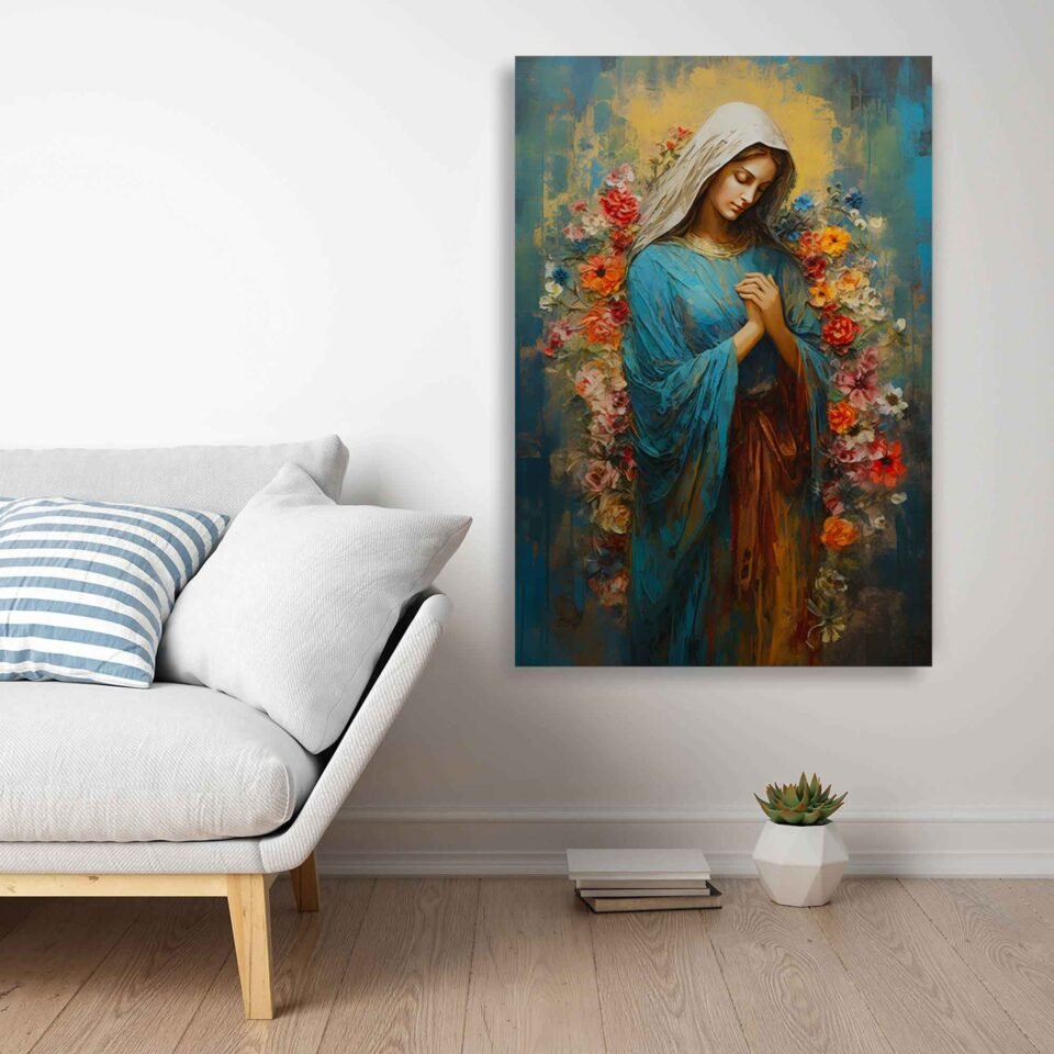 Sacred Virgin Mary - Wall Art - Image 4