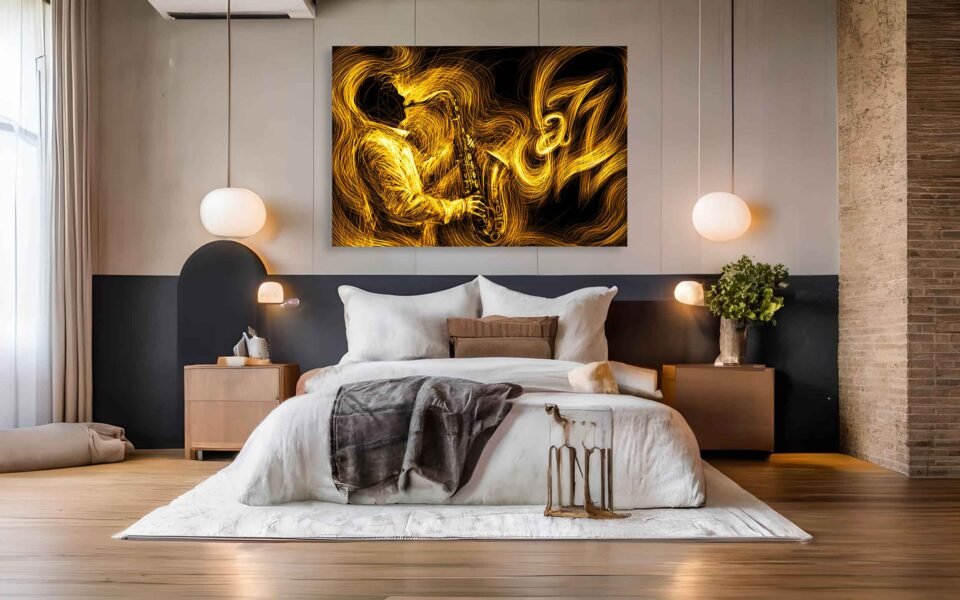 Jazz Singer Modern Wall Art - Image 2